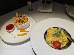 蘑菇蒜香柠檬奶油意大利面-燃扒房Steakhouse(皇庭店)
