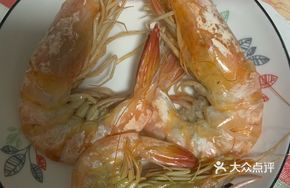 超大的现捕海虾