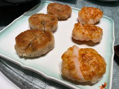 煎莲藕饼拼煎虾饼-花城苑广府菜(侨鑫店)