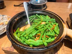 鸳鸯虾啫豆角-啫火啫啫煲·顺德干蒸(西乡天虹店)