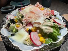 温泉蛋蟹肉色拉-炙柒Sekinana·精致日料(合生汇店)