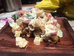 菠萝油条虾-美庐时尚餐厅(菱角湖店)