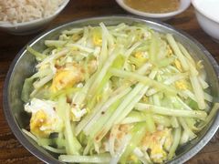 韭黄炒蛋-肥婆兰鸡饭(西门外街店)