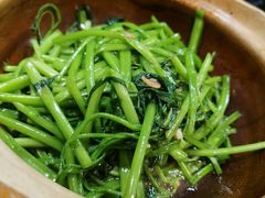 啫啫虾酱空心菜-熠盛粤味(永康路店)