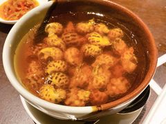 古越陈酿煮花螺-杭州西子湖四季酒店·金沙厅