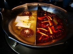 台式麻辣花胶鸡鸳鸯锅-湊湊火锅·茶憩(世博大道店)