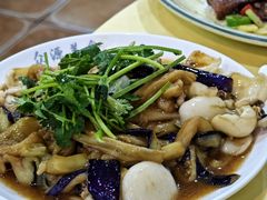 青芥茄子墨鱼仔-众源美食(光复阁店)