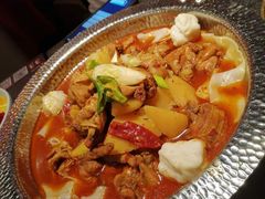 沙湾原始大盘鸡-丝路金桃·新疆菜(徐汇店)