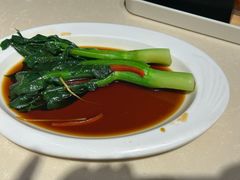 白灼广东芥兰-香港池仔记肠粉王(博多新记襄阳南路店)