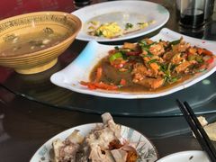 -陕北农家小吃风干羊肉剁荞面