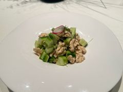 香椿苗拍黄瓜拌核桃仁-贡宴盐帮菜自贡驻京联络处餐厅