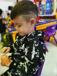 点击看大图 -爆米花儿童美发