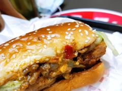 孜然牛肉鸡腿双层堡-肯德基(万科广东路店)