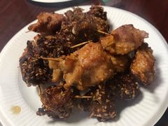 -老红桥炸灌肠牛肚锅烧烤(定福庄店)
