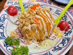 炸温泉蛋土豆泥沙律-仙隐小鹿中華の日料(正弘城店)