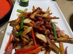 茶树菇烧汁牛柳-天福苑(崇宁路店)