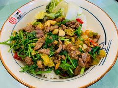 小炒黄牛肉盖饭-刘氏三和面馆