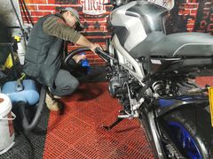 -摩道团机车工坊 摩托车维修 精洗店