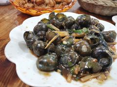 紫苏酸笋炒田螺-南记食粥坊·宵夜大排档(莲花总店)