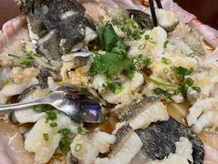 竹笙肠粉蒸老虎斑-饭聚公馆·精品顺德菜(温德姆店)