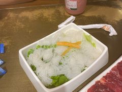 魔芋丝-左庭右院鲜牛肉火锅(金山万达店)