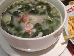 上汤金银蛋螺旋藻-杯子红牛排(创意产业园店)