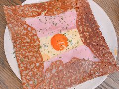 鸡蛋蘑菇熏肉荞麦可丽饼-RAC BAR(安福路店)