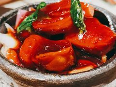 石锅烹银鳕鱼-玫瑰厅上海菜(兴国路店)