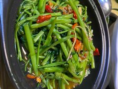 蒜炒空心菜-龙泉人椰子鸡.糟粕醋.海南菜(三亚旗舰店)