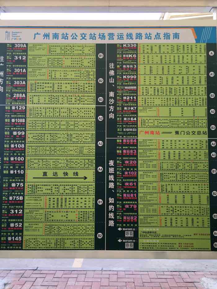 广州公交车站牌图片