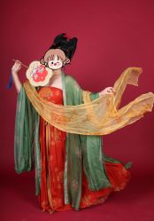 -后宫·古装汉服京剧儿童亲子全家福摄影