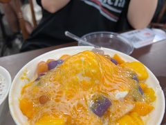 芒果芋圆牛奶绵绵冰-水牛奶皇后糖水铺