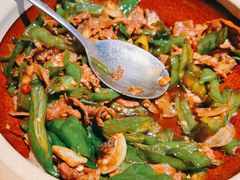 鲍鱼辣椒炒肉-农耕记·湖南土菜(南山欢乐海岸店)