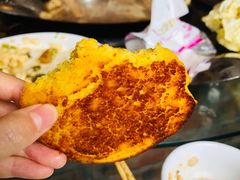 贴饼子-姥家大锅台水库渔家