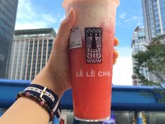 奶酪红草莓-LELECHA乐乐茶(上海五角场万达广场店)