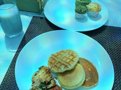 现煎鸡胸肉-海棠湾洲际-涛·海底餐厅·美人鱼·自助餐·海底隧道