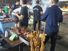 -劳动公园新疆人烤腰子