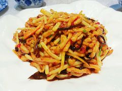 鱼香肉丝-京味民福烤鸭店(建设四马路店)