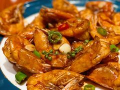 椒麻豉油虾-小船渔村•大连菜•大连焖鱼(黄河路店)