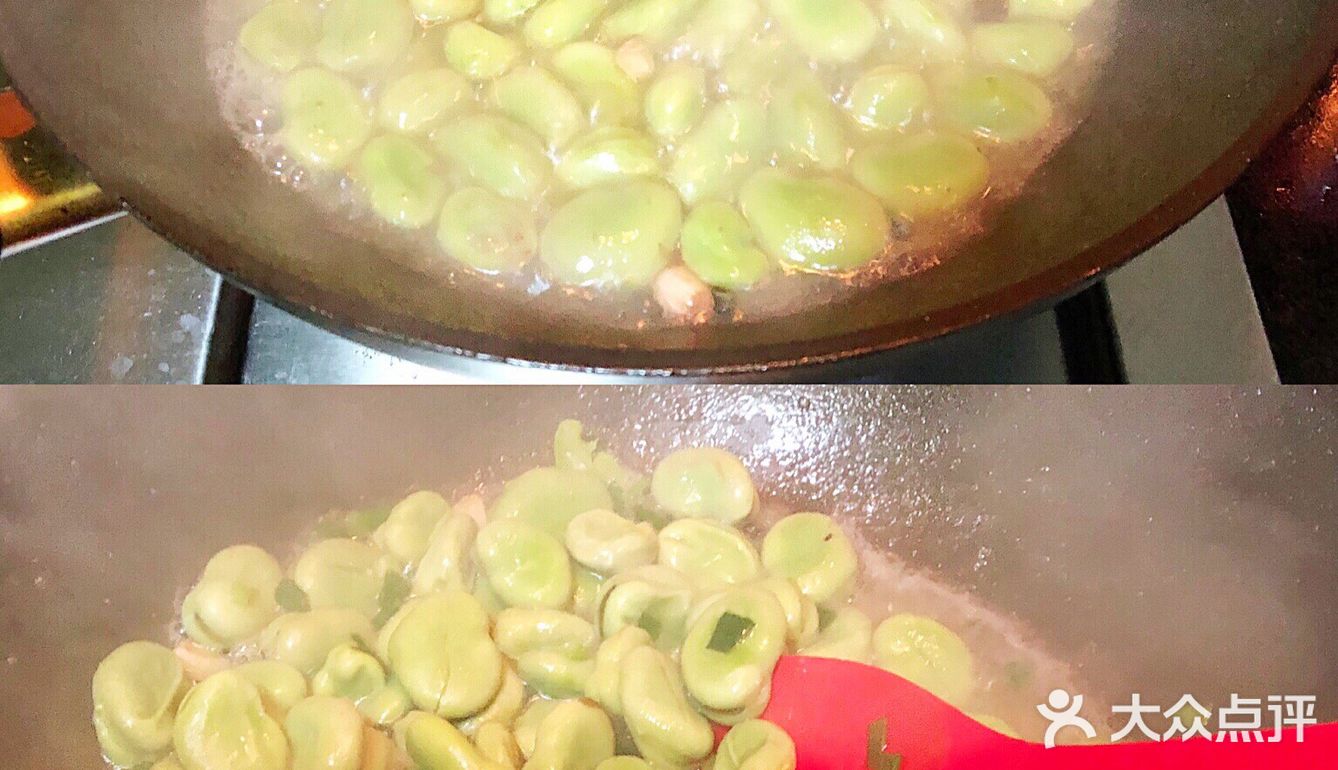 软糯鲜美的葱香蚕豆🌿一道简单易学的家常菜