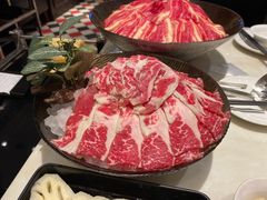 霜降雪花牛肉片-一哥澳门豆捞·澳门风打边炉(高德置地店)