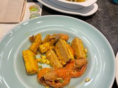 咸蛋黄南瓜甜玉米焗虾-港丽餐厅(高德置地店)
