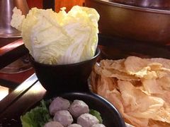 潮汕牛筋丸-京韵胡同·酱香羊蝎子火锅涮肉(长寿路店)