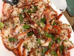 开边蒸粉丝蒜蓉虾-岭南小馆