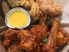炸鸡翅一半一半-富乐满韩国正宗炸鸡韩国料理(虹泉路店)