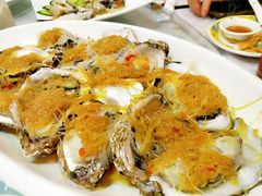 本地野生大生蚝蒜蓉-渔中舟海鲜大排档(普陀沈家门店)