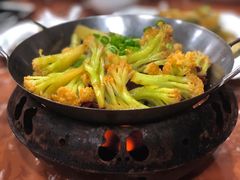 干锅花菜-老地方鱼馆