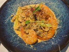 芝士蘑菇鲜虾意大利面-BE BRIGHT KITCHEN(正佳广场店)