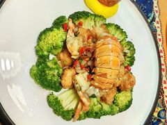 意式澳洲龙虾仔焗虾肉-鲜味食族水产·海鲜餐厅