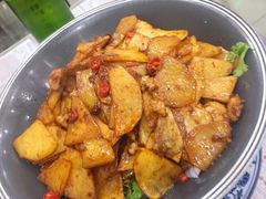 干锅土豆片-北大地皖峰饭馆